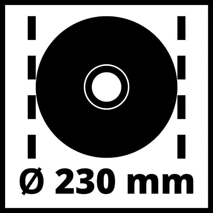Шліфмашина кутова Einhell TE-AG 230 (4430870)