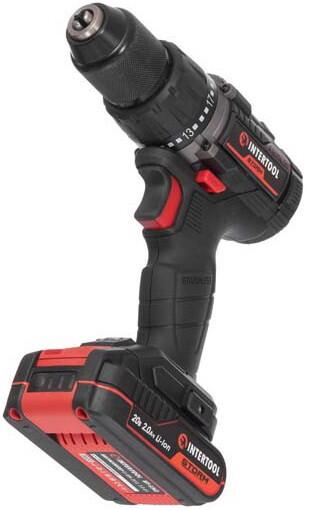 Акумуляторний дриль-шурупокрут INTERTOOL WT-0360