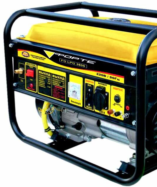 Генератор бензо-газовий Forte FG LPG 3800