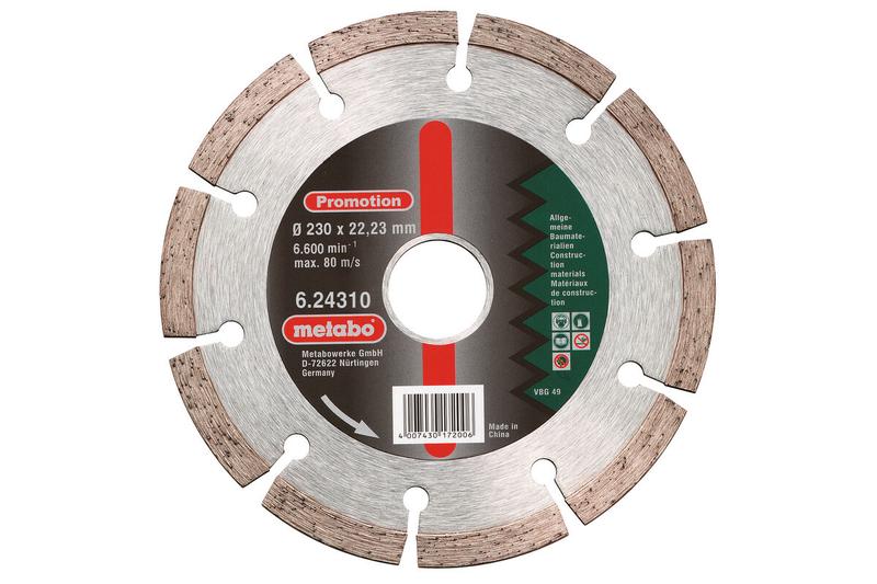 Алмазний диск Metabo 230x22,23 мм (624310000)