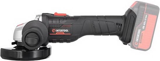 Акумуляторна кутова шліфмашина INTERTOOL WT-9366 (без АКБ та ЗП)