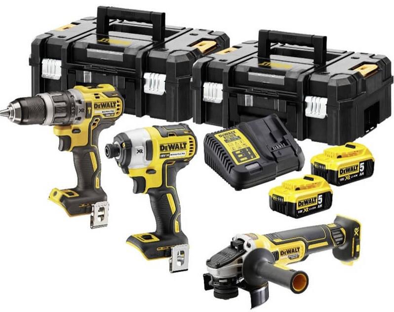 Набір з 3-х інструментів DeWALT DCK384P2T