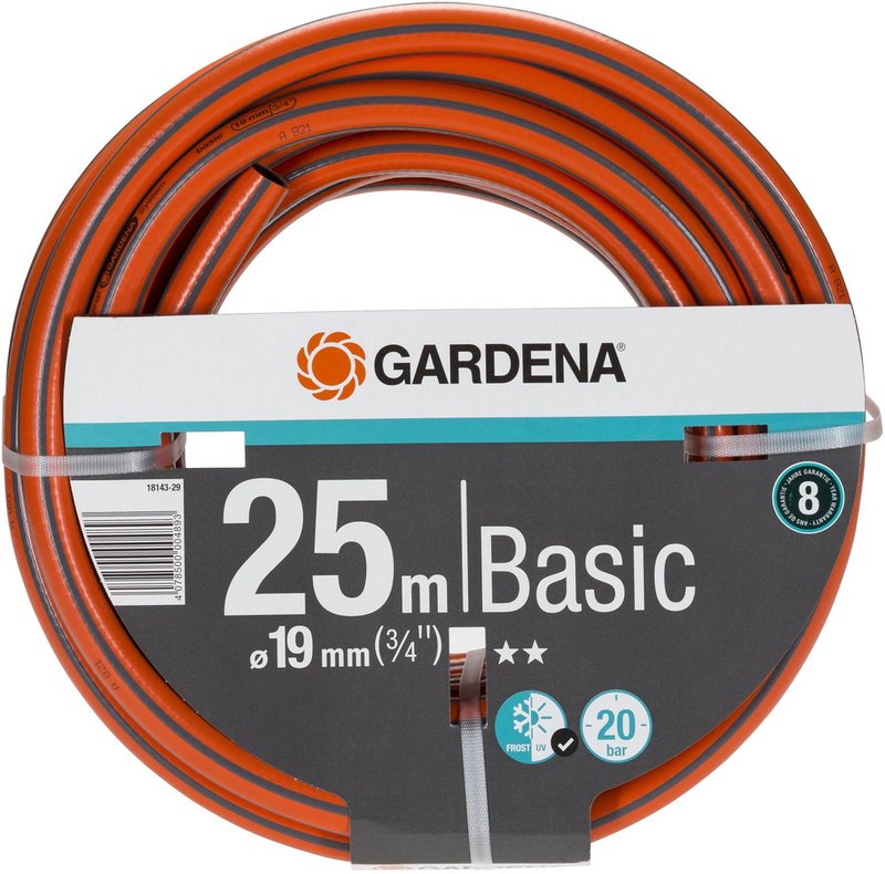 Шланг Gardena Basic 19 мм (3/4"), 25 м (18143-29)