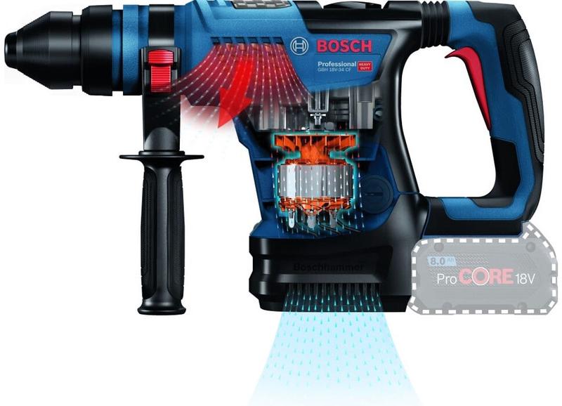 Акумуляторний перфоратор Bosch GBH 18V-34 CF (0611914021) (без АКБ та ЗП)