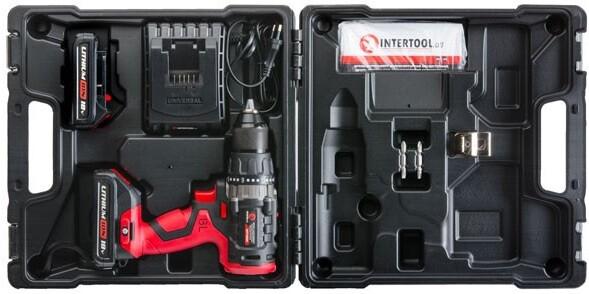 Акумуляторний дриль-шуруповерт Intertool WT-0331
