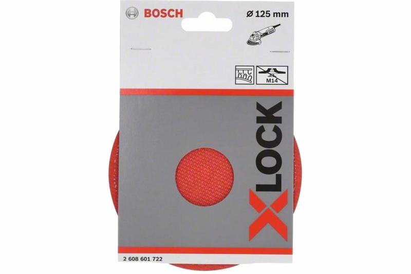 Тарілка опорна на липучці Bosch X-LOCK 125 мм (2608601722)