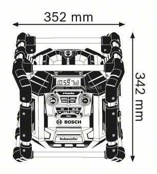 Радіо/зарядний пристрій Bosch GML 50 (0601429600) (без акумулятора і ЗП)