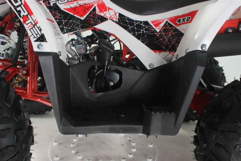 Квадроцикл Forte ATV125F (біло-червоний) (124596)