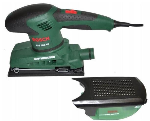 Вібраційна шліфувальна машина Bosch PSS 200 AC (0603340100)