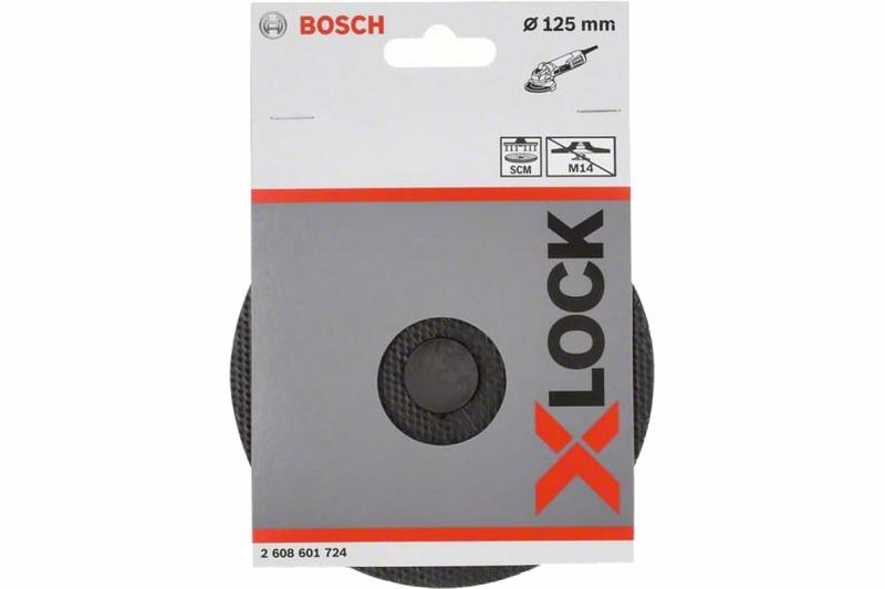 Тарілка опорна на липучці Bosch X-LOCK, для кіл SCM, 125 мм (2608601724)