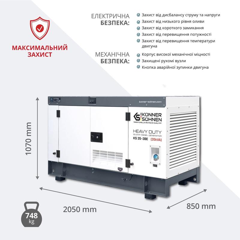 Дизельна електростанція Konner&Sohnen KS 35-3BE