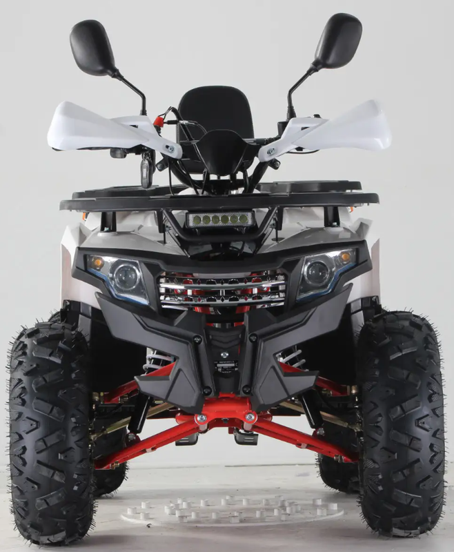 Квадроцикл Forte ATV125F (біло-червоний) (124596)