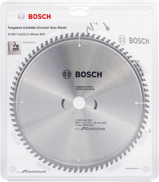 Пильний диск Bosch ECO ALU / Multi 305x30 80 зуб. (2608644397)