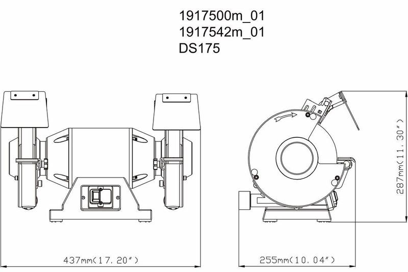 Подвійне точило Metabo DS 175 (619175000)