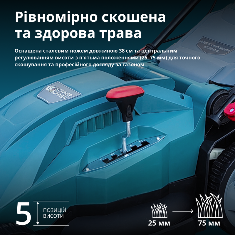 Електрична газонокосарка KS 38LM16