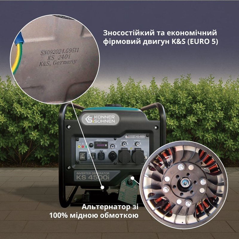 Інверторний генератор Könner & Söhnen KS 4500i