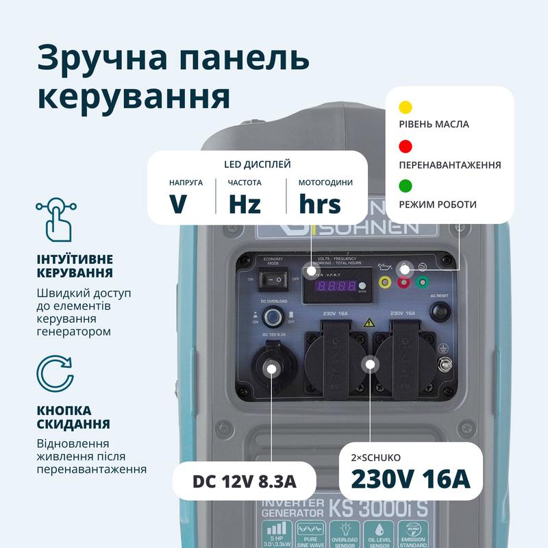 Інверторний генератор KS 3000i S