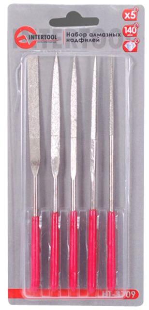 Набір алмазних надфілів INTERTOOL HT-3709