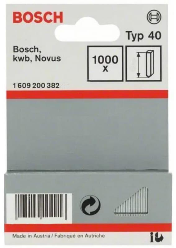 Штифти Bosch тип 40, 19 мм, 1000 шт. (1609200382)