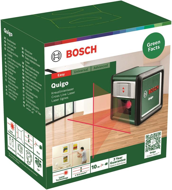Лазерний рівень Bosch Quigo (0603663503)