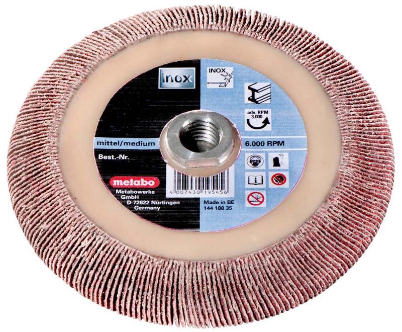 Ламельне шліфувальне коло Metabo Flexiamant Super 125x8 мм, 5/8", P40 (626486000)