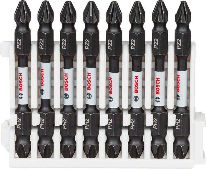 Набір біт Bosch Impact Control 65мм PH2/PZ2 (2608522333) 8 шт