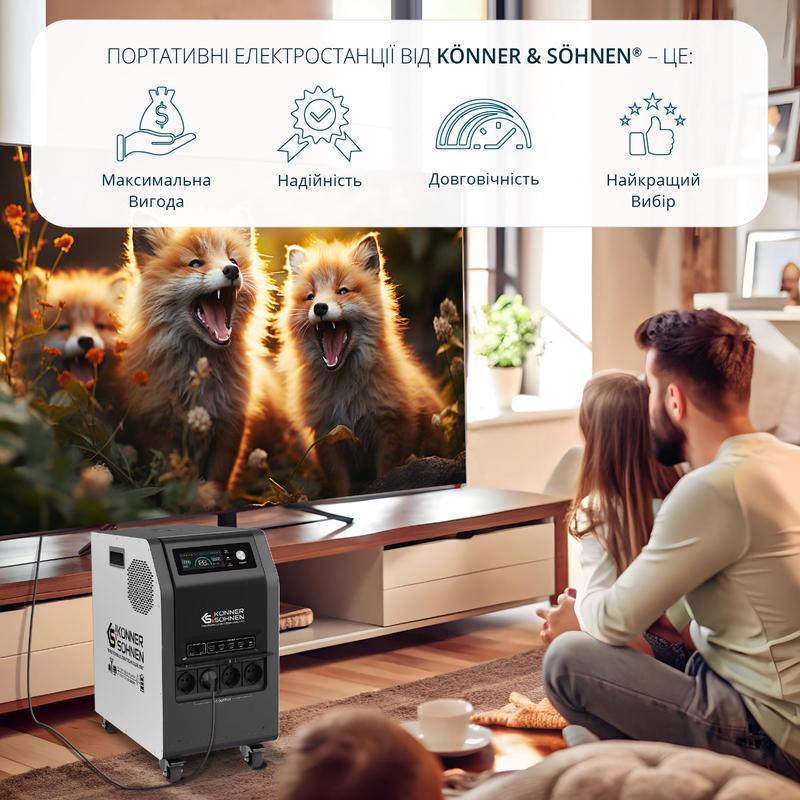 Електростанція портативна Konner&Sohnen KS 3000PS