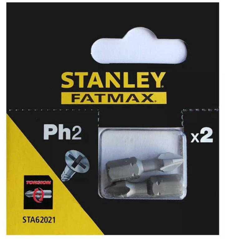 Набір біт 2 шт. Stanley FatMax (STA62021)