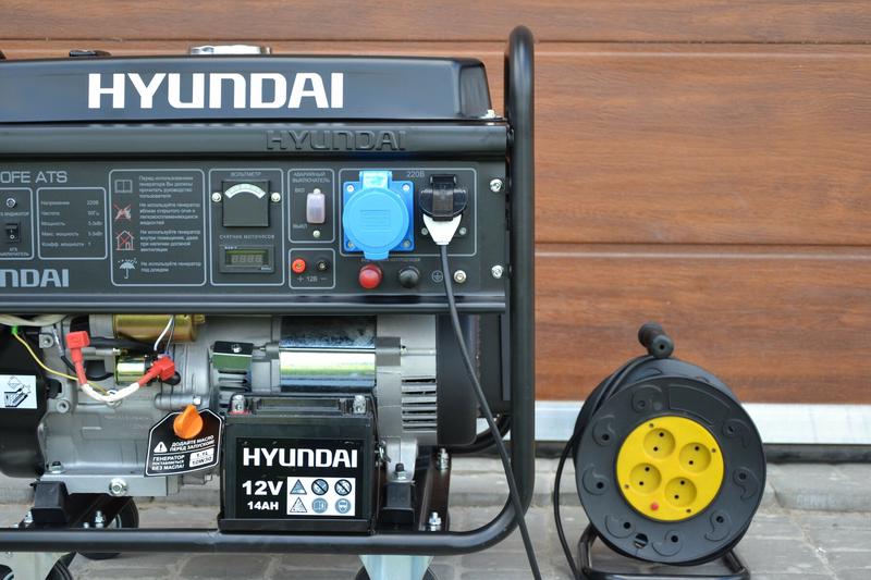Бензиновий генератор Hyundai HHY 7000FE ATS