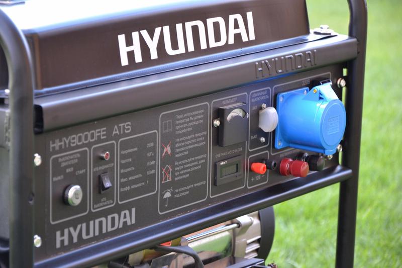 Бензиновий генератор Hyundai HHY 9000FE ATS
