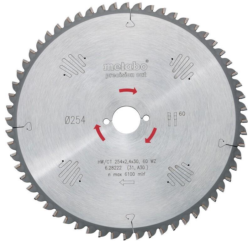 Пильний диск Metabo 210x2,2/1,4x30, Z = 30WZ, UK220/PK200 (628036000)