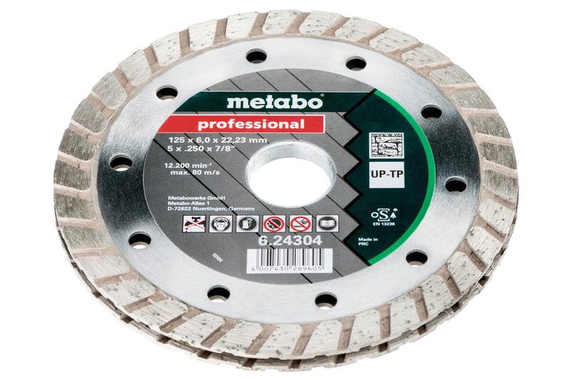 Алмазний диск Metabo professional 125x6x22,23 mm (624304000)