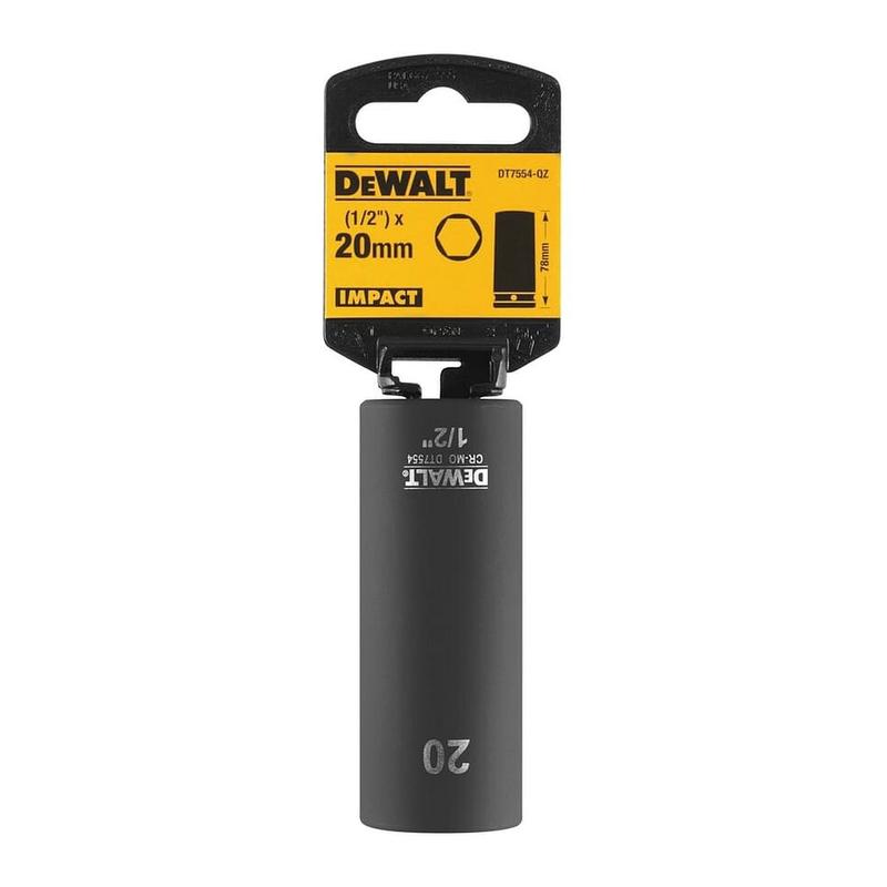 Головка торцева ударна DeWALT "IMPACT", 1/2 "х20 мм (DT7554)