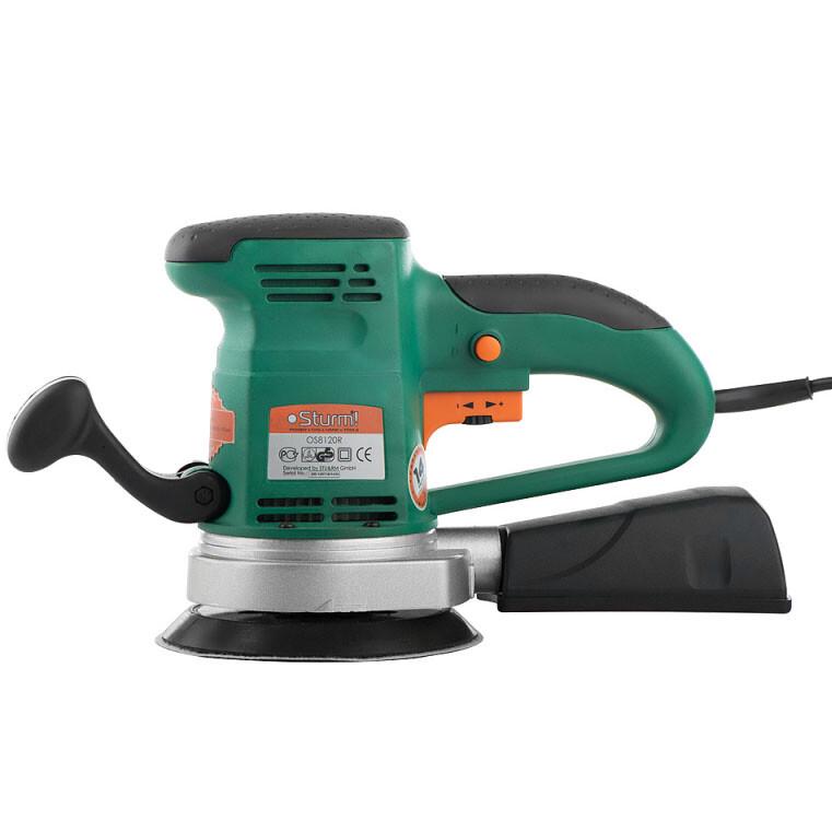 Шліфмашина ексцентрикова Sturm OS8120R 125/150 мм, 450 Вт