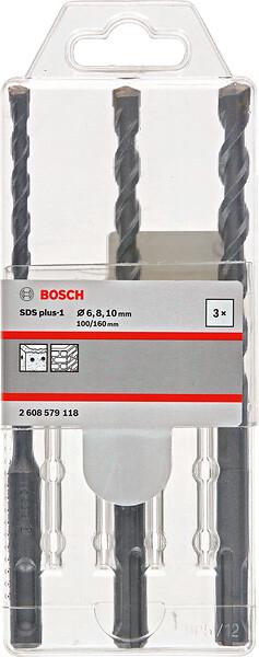 Набір бурів Bosch SDS plus-1 6/8 / 10x160мм (2608579118)