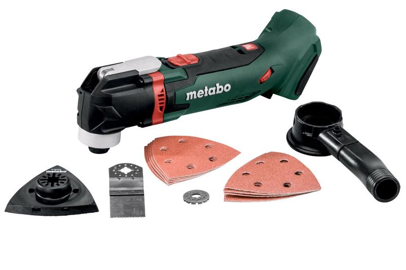 Акумуляторний універсальний інструмент Metabo MT 18 LTX (набір аксесуарів) (без акумулятора і ЗП)