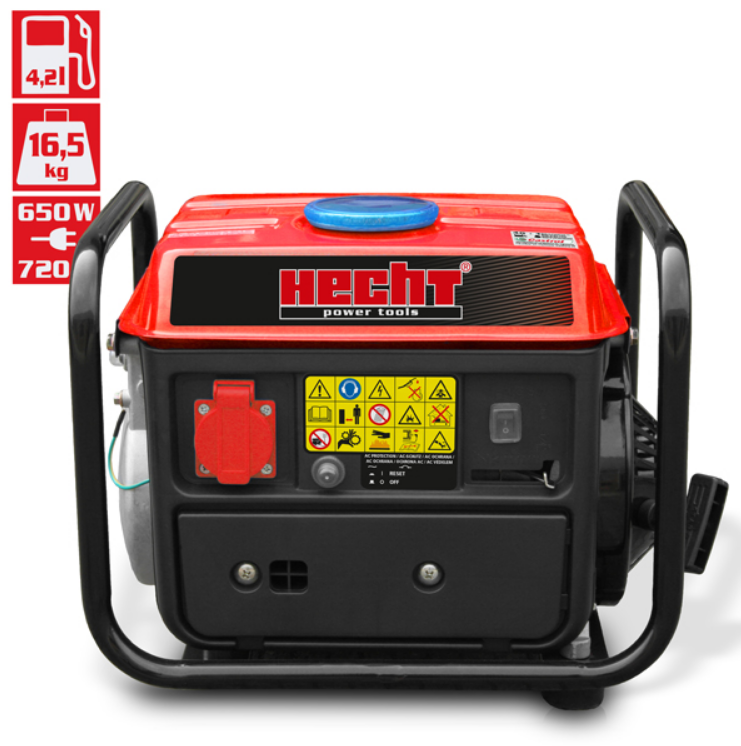 Бензиновий генератор Hecht GG 950DC
