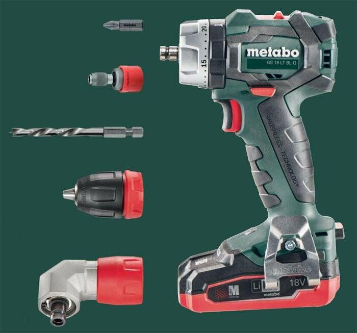 Акумуляторний ударний дриль-шурупокрут Metabo SB 18 LTX BL Q I (602353840) (без акумулятора і ЗП)