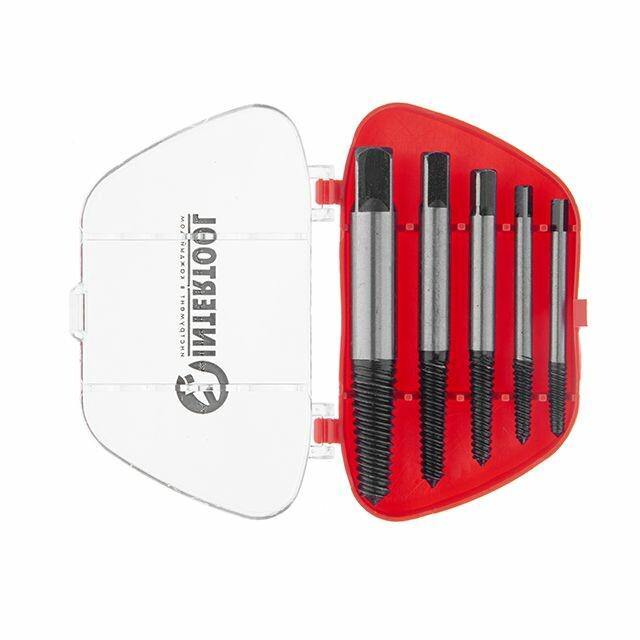 Набір екстракторів для гвинтів Intertool 5 шт. (SD-8005)