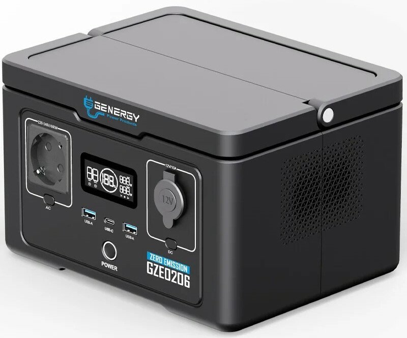 Зарядна станція GENERGY ZERO GZE-0206 (256 Вт·год / 600 Вт)