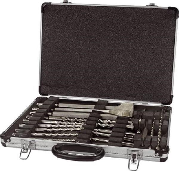 Свердла і зубила Makita SDS+ 17 шт кейс (D-42444)