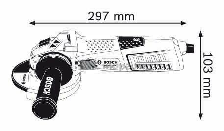 Кутова шліфмашина Bosch GWS 12-125 CI в коробці (0601793002)