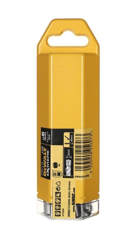 Набір бурів DeWALT SDS-Plus EXTREME2 6х50х110 мм 10шт (DT9812)