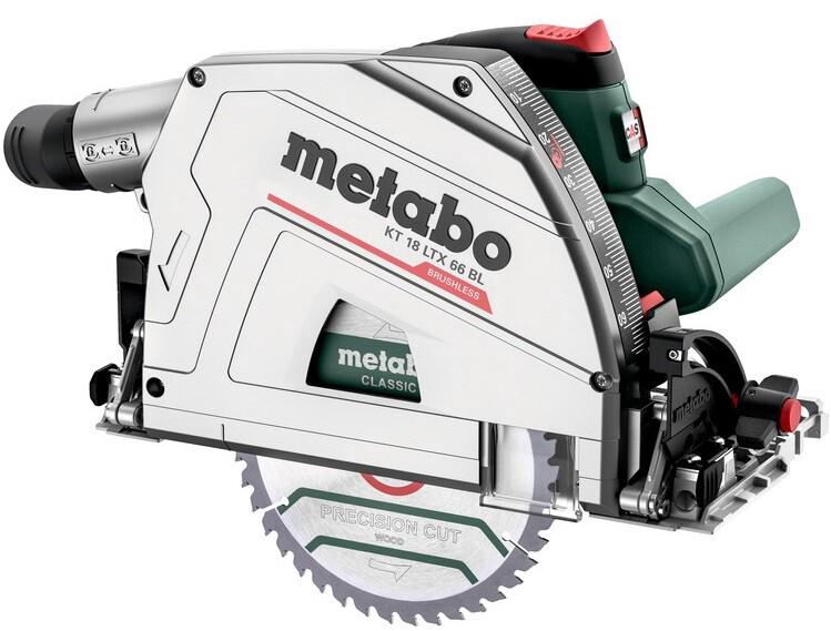 Акумуляторна погружная дискова пилка Metabo KT 18 LTX 66 BL АКБ, metaBOX (601866660)