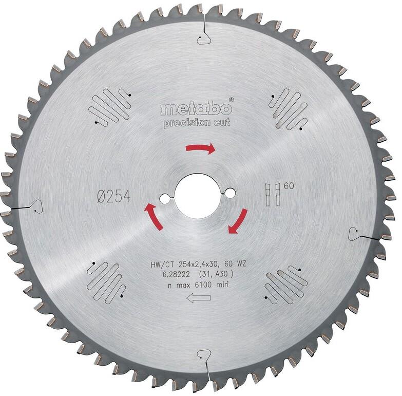 Пильний диск Metabo 230х2,6х30мм, НМ WZ = 56 (628044000)