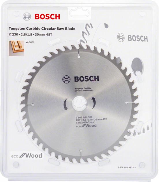 Пильний диск Bosch ECO WO 230x30 48 зуб. (2608644382)