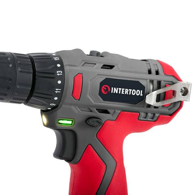 Шурупокрут акумуляторний INTERTOOL DT-0310