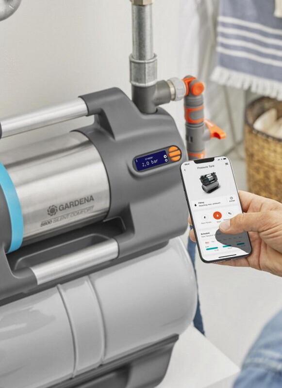 Насосна станція GARDENA 5600 Silent Comfort Bluetooth автоматична (09067-20.000.00)