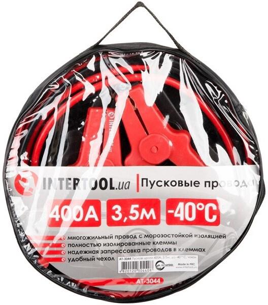 Пускові провода Intertool 400 А, 3.5 м (AT-3044)
