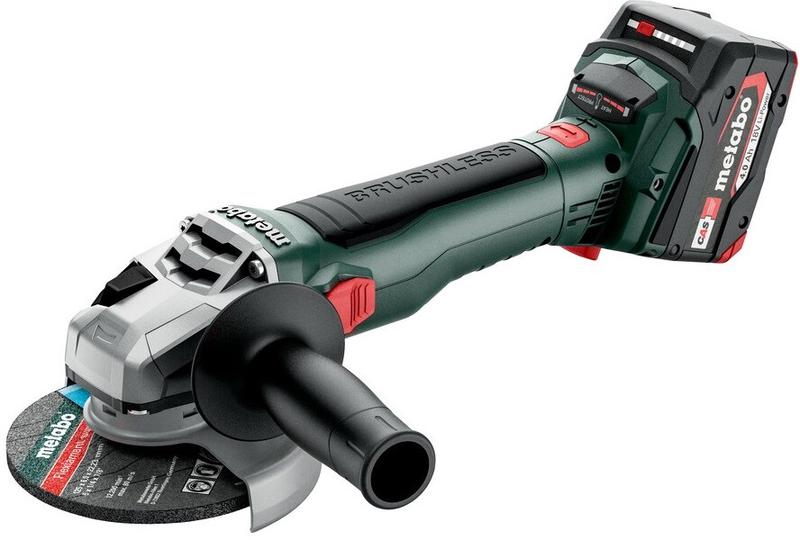 Акумуляторна кутова шліфувальна машина Metabo W 18 LT BL 11-125 (613052510)